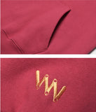 ダブルユーブイプロジェクト(WV PROJECT) WE CAN BE HERO SWEATSHIRTS RED JJMT7236