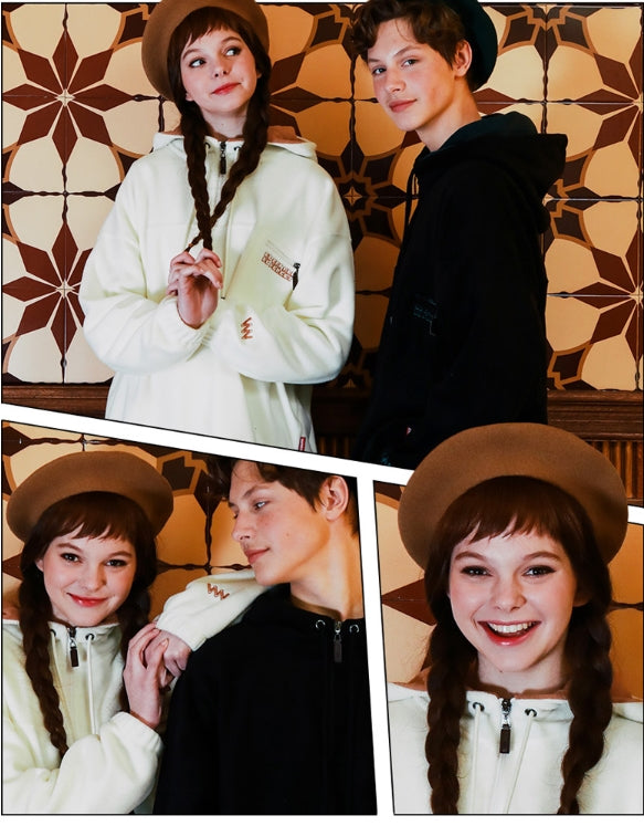 ダブルユーブイプロジェクト(WV PROJECT) ESPER POCKET FLEECE HOODY CREAM JJHD7241