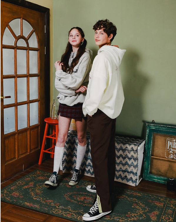 ダブルユーブイプロジェクト(WV PROJECT) ESPER POCKET FLEECE HOODY CREAM JJHD7241