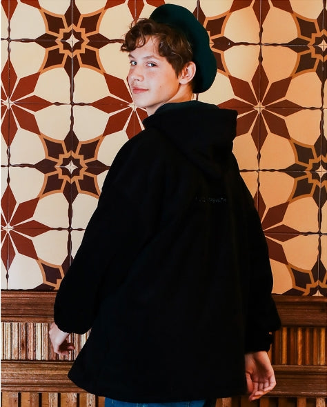 ダブルユーブイプロジェクト(WV PROJECT) ESPER POCKET FLEECE HOODY BLACK JJHD7241