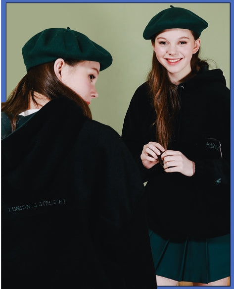 ダブルユーブイプロジェクト(WV PROJECT) ESPER POCKET FLEECE HOODY BLACK JJHD7241