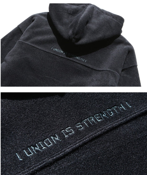 ダブルユーブイプロジェクト(WV PROJECT) ESPER POCKET FLEECE HOODY BLACK JJHD7241