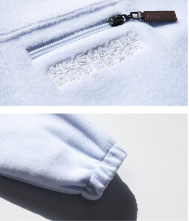 ダブルユーブイプロジェクト(WV PROJECT) ESPER POCKET FLEECE HOODY SOFTBLUE JJHD7241