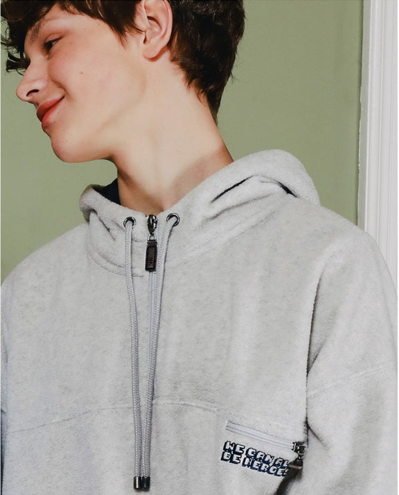 ダブルユーブイプロジェクト(WV PROJECT) ESPER POCKET FLEECE HOODY GRAY JJHD7241