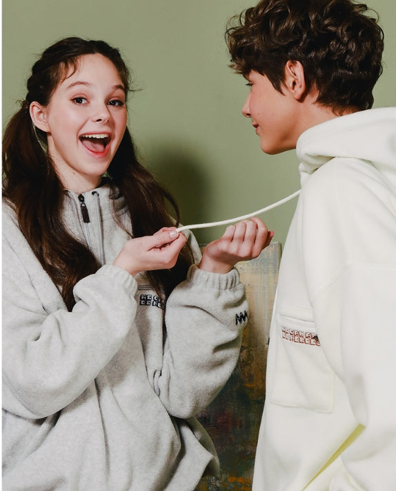 ダブルユーブイプロジェクト(WV PROJECT) ESPER POCKET FLEECE HOODY GRAY JJHD7241