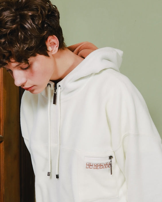 ダブルユーブイプロジェクト(WV PROJECT) ESPER POCKET FLEECE HOODY GRAY JJHD7241