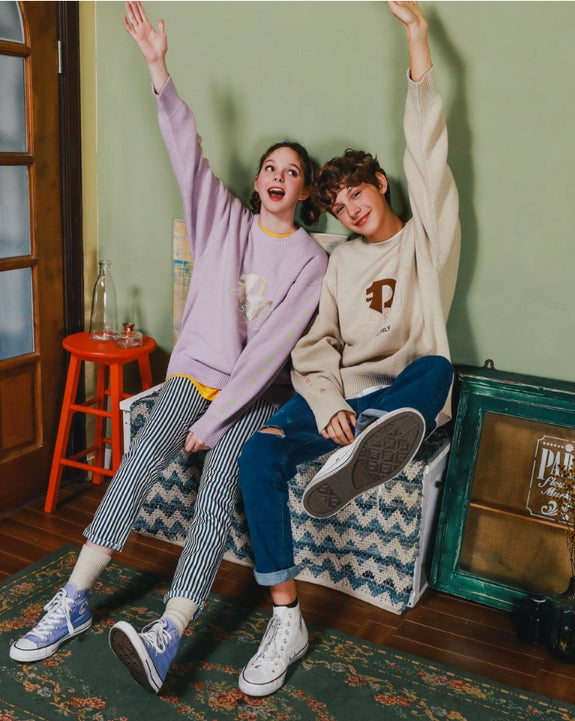 ダブルユーブイプロジェクト(WV PROJECT) REVE KNIT LAVENDER YRKN7217