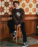 ダブルユーブイプロジェクト(WV PROJECT) REVE KNIT BROWN YRKN7217