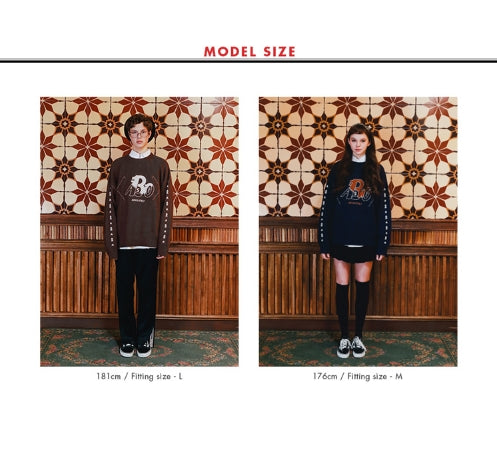 ダブルユーブイプロジェクト(WV PROJECT) REVE KNIT BROWN YRKN7217