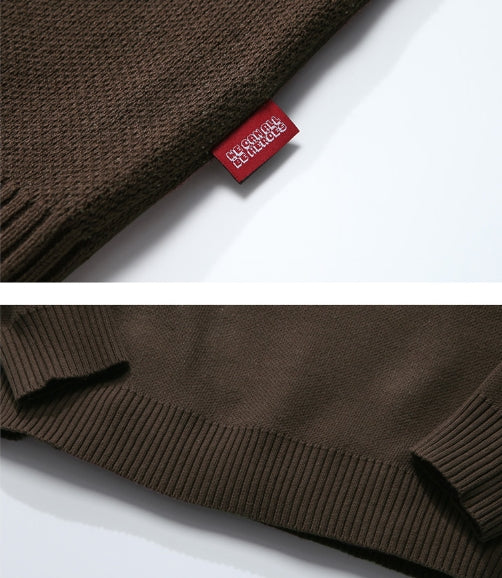 ダブルユーブイプロジェクト(WV PROJECT) REVE KNIT BROWN YRKN7217