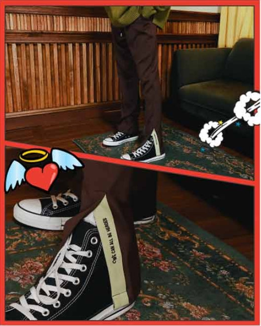 ダブルユーブイプロジェクト(WV PROJECT) TOGETHER SLACKS SYLP7223(BLACK)