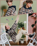 ダブルユーブイプロジェクト(WV PROJECT) STILL CHECK HOODIE MJHD7235(BEIGE)