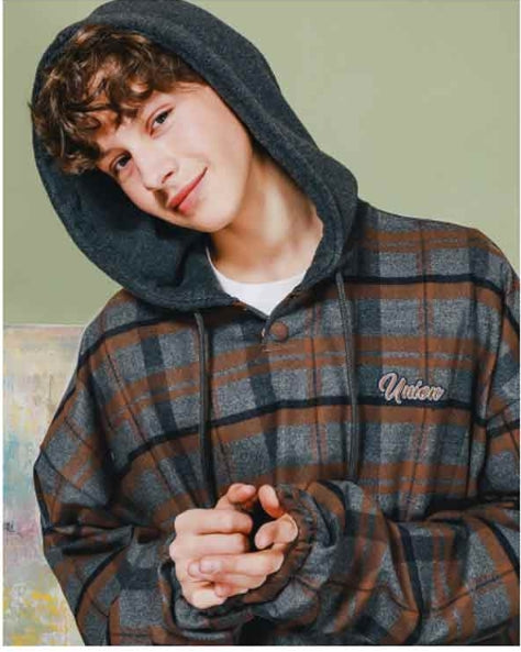 ダブルユーブイプロジェクト(WV PROJECT) STILL CHECK HOODIE MJHD7235(BEIGE)