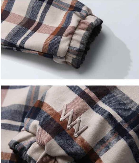 ダブルユーブイプロジェクト(WV PROJECT) STILL CHECK HOODIE MJHD7235(BEIGE)