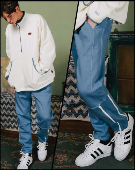 ダブルユーブイプロジェクト(WV PROJECT) LEVEL SWEAT PANTS SYLP7238 (BLUEGRAY)