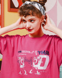 ダブルユーブイプロジェクト(WV PROJECT) TIME TRAVELER WIDE SHORT SLEEVES YRST7249 (PINK)