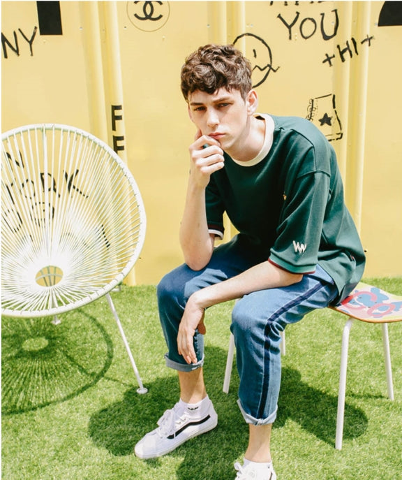 ダブルユーブイプロジェクト(WV PROJECT) SUMMER BOYS 1/2 SLEEVE DEEPGREEN MJST7092