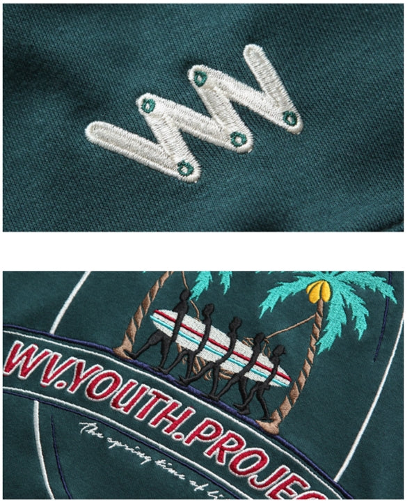 ダブルユーブイプロジェクト(WV PROJECT) SUMMER BOYS 1/2 SLEEVE DEEPGREEN MJST7092