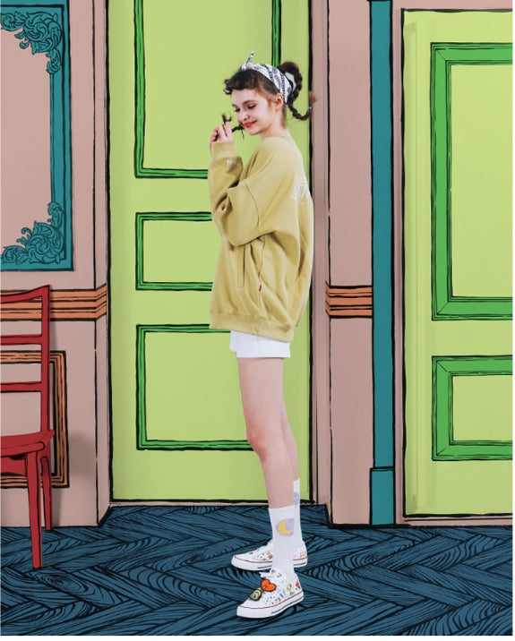 ダブルユーブイプロジェクト(WV PROJECT) UNION STAR SWEATSHIRTS OLIVE MJMT7224