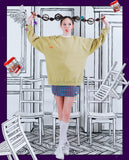 ダブルユーブイプロジェクト(WV PROJECT) SLASH SWEATSHIRTS OLIVE JJMT7226