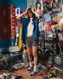 ダブルユーブイプロジェクト(WV PROJECT) PINBALL DENIM SHIRT BLUE SYSS7256