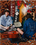 ダブルユーブイプロジェクト(WV PROJECT) PINBALL DENIM SHIRT BLUE SYSS7256