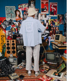 ダブルユーブイプロジェクト(WV PROJECT) PINBALL DENIM SHIRT BLUE SYSS7256