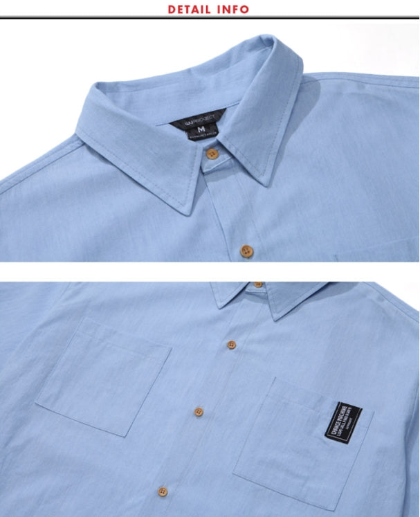 ダブルユーブイプロジェクト(WV PROJECT) PINBALL DENIM SHIRT LIGHTBLUE SYSS7256