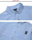 ダブルユーブイプロジェクト(WV PROJECT) PINBALL DENIM SHIRT LIGHTBLUE SYSS7256