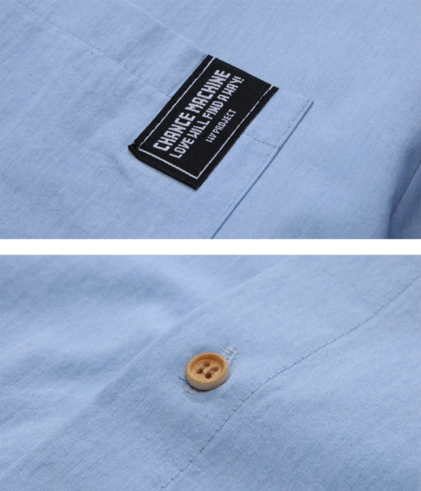 ダブルユーブイプロジェクト(WV PROJECT) PINBALL DENIM SHIRT LIGHTBLUE SYSS7256