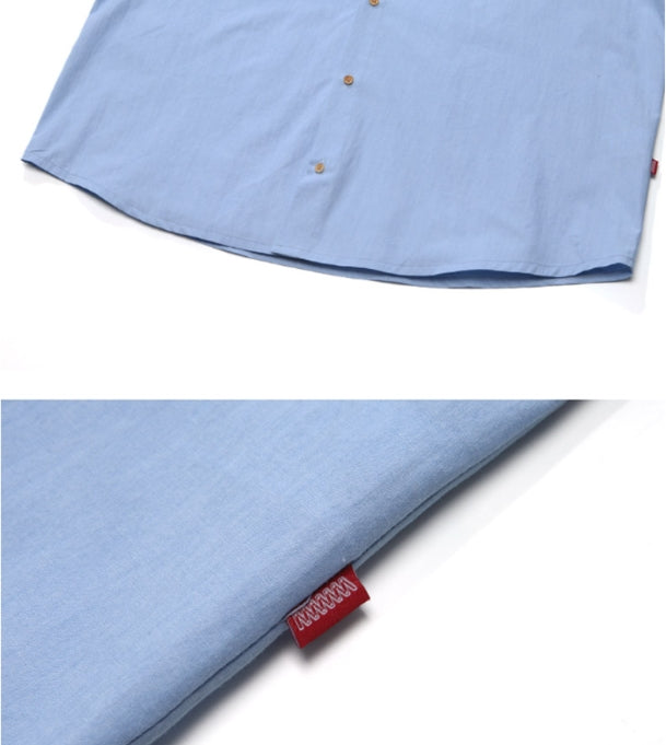 ダブルユーブイプロジェクト(WV PROJECT) PINBALL DENIM SHIRT LIGHTBLUE SYSS7256