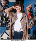 ダブルユーブイプロジェクト(WV PROJECT) Fran Check Van Palshirt Olive KHSS7270