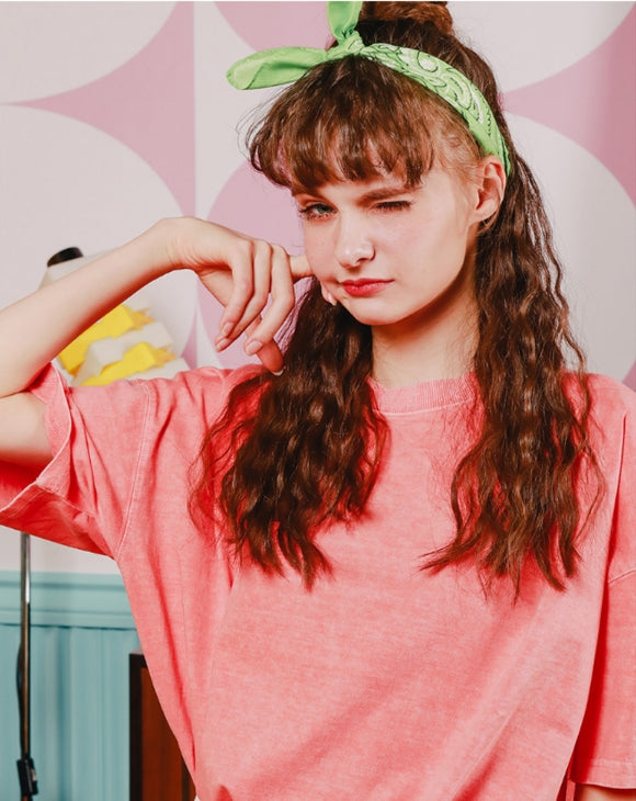 ダブルユーブイプロジェクト(WV PROJECT) Inside Stitch short sleeves Coral MJST7268
