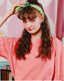 ダブルユーブイプロジェクト(WV PROJECT) Inside Stitch short sleeves Coral MJST7268