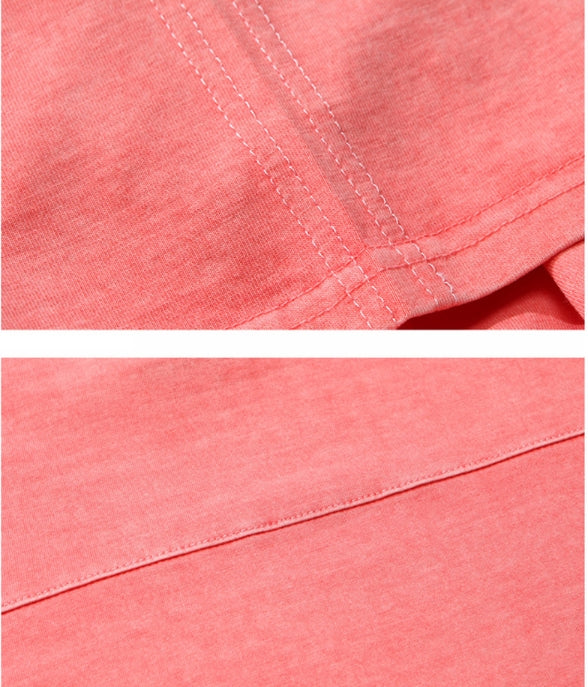 ダブルユーブイプロジェクト(WV PROJECT) Inside Stitch short sleeves Coral MJST7268