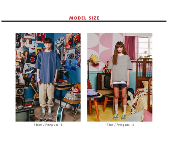 ダブルユーブイプロジェクト(WV PROJECT) Inside Stitch short sleeves Blue Gray MJST7268