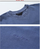 ダブルユーブイプロジェクト(WV PROJECT) Inside Stitch short sleeves Blue Gray MJST7268
