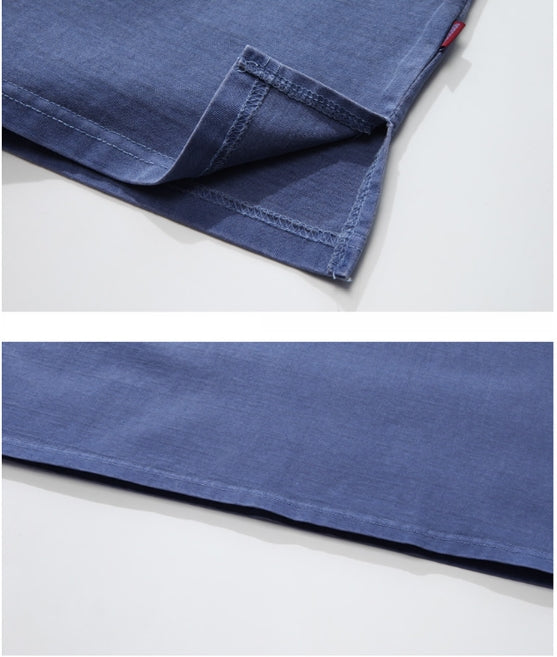 ダブルユーブイプロジェクト(WV PROJECT) Inside Stitch short sleeves Blue Gray MJST7268
