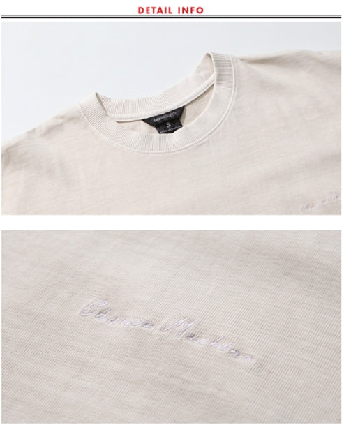 ダブルユーブイプロジェクト(WV PROJECT) Inside Stitch short sleeves beige MJST7268