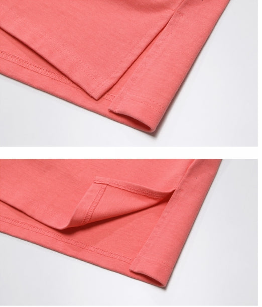 ダブルユーブイプロジェクト(WV PROJECT) Irish half-sleeved tea shirt Coral KHST7281