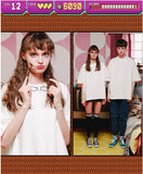 ダブルユーブイプロジェクト(WV PROJECT) Irish half-sleeved tea shirt Ivory KHST7281