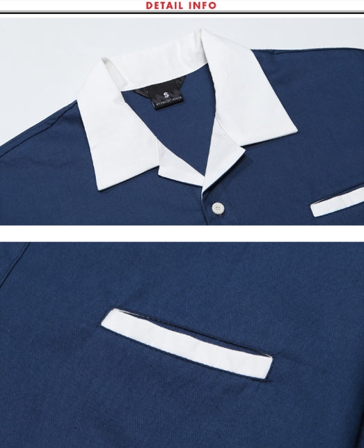 ダブルユーブイプロジェクト(WV PROJECT) Raps Kara half-sleeved tea shirt Navy MJST7254
