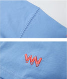 ダブルユーブイプロジェクト(WV PROJECT) MEET YOU half-sleeved tea shirt Blue SYST7250