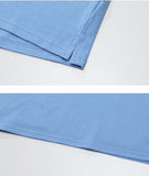 ダブルユーブイプロジェクト(WV PROJECT) MEET YOU half-sleeved tea shirt Blue SYST7250