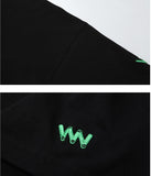 ダブルユーブイプロジェクト(WV PROJECT) MEET YOU half-sleeved tea shirt Black SYST7250
