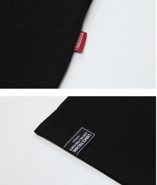ダブルユーブイプロジェクト(WV PROJECT) MEET YOU half-sleeved tea shirt Black SYST7250