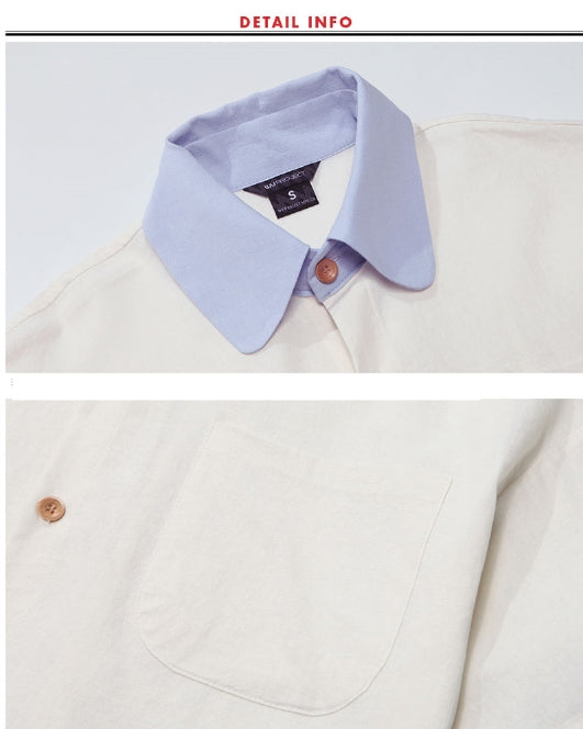ダブルユーブイプロジェクト(WV PROJECT) SHIRRING BIG SHORT SLEEVE SHIRTS IVORY SWSS7278
