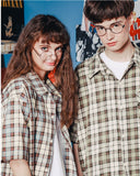 ダブルユーブイプロジェクト(WV PROJECT) SHURE CHECK SHIRTS BLUE YRSS7253