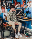 ダブルユーブイプロジェクト(WV PROJECT) SHURE CHECK SHIRTS BLUE YRSS7253