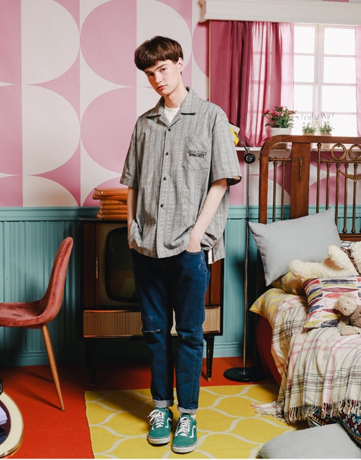 ダブルユーブイプロジェクト(WV PROJECT) MADON SHORT-SHIRTS beige MJSS7274